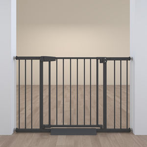 Barrière <span class=keywords><strong>de</strong></span> sécurité rétractable multifonction en maille d'acier durable pour bébé, idéale pour escaliers, toilettes, portes et cuisines – Barrière isolante sécurisée - Product Image 3