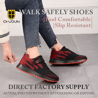 Chaussures confortables antidérapantes CHUDUN pour personnes âgées, respirantes, décontractées, de sport, légères, avec empeigne en mesh