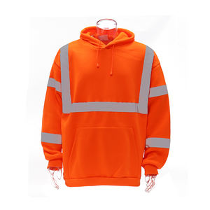 OEM Coton Broderie Logo Manches longues Bande réfléchissante Imperméable ANSI Classe 3 Sécurité Haute visibilité Fluorescent Surdimensionné - Product Image 2