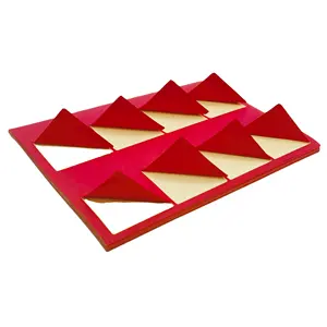 인쇄 용지 사무실 접착 A4 빨간색 스티커 8 개 배송 우편 라벨 맞춤형 컬러 매트 바코드 라벨