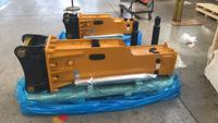 Brise-roches hydrauliques pour excavatrices de 0 à 20 tonnes avec adaptateur et burin