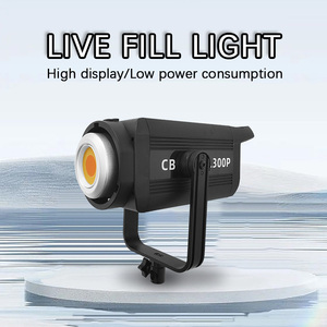 ไฟถ่ายภาพแบบปรับอุณหภูมิสีได้ 300W พร้อมรีโมทคอนโทรล 2800-6800K สำหรับการถ่ายทอดสด การถ่ายภาพ และการใช้งานในสตูดิโอ - Product Image 3