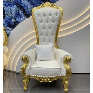 Chaise Trône de Luxe Moderne à Dossier Haut, Durable, pour Extérieur, Usage Commercial, Mariages, Matériaux Écologiques, Couleur Personnalisable, pour Hôtels et Domicile - Product Image 1