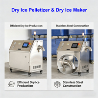 Máquina de Hielo Seco en Pellets de CO2, Inteligente, Comercial, de Acero Inoxidable, Funcionamiento Automático