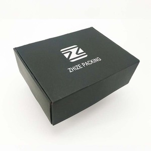 卸売カスタムロゴデザイン黒段ボール配送カートン包装ジュエリーギフトクラフト紙箱 - Product Image 3