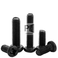 OEM M1 M1.2 M1.4 M1.6 M2 M2.5 M3 M4 M6 Acier au carbone Vis mécanique à oxydation noire Vis à tête cylindrique à empreinte cruciforme de qualité 4.8
