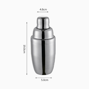 DF 01 Ensemble de shaker à cocktails en acier inoxydable à trois étages, style minimaliste moderne, pour usage domestique, kit de démarrage - Product Image 5