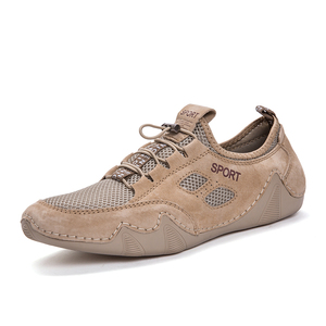 Mocassini da uomo scarpe da passeggio Gommino ballerine in pelle Air-top lacci Casual per il tempo libero fatto a mano leggero all'aperto - Product Image 5