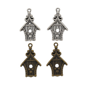 Colgantes de Metal de Alta Calidad con Forma de Corazón de Pájaro en Miniatura, Adornos Clásicos de Joyería, Dijes de Moda para Decoración - Product Image 4