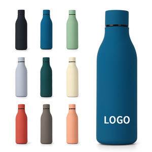 Custom 0.5L Stainless Steel Double Wall Thermal Insulation Thermos Vacuum Flask 12-24 Hours Leak-proof <b>Lid</b> Eco-friendly Boiling - Product Image 1