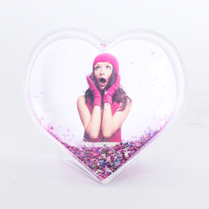 Quả Cầu Tuyết Khung Ảnh Hình Trái Tim Bán Sỉ Quả Cầu Nước Có Chèn Ảnh - Product Image 4