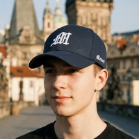 Gorra de béisbol de 5 paneles de malla para cosplay de anime, de moda, 100% poliéster, estilo deportivo, para camionero, con estampado digital floral común