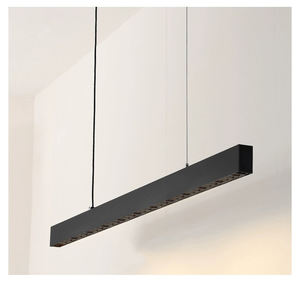 مصباح معلق LED عالي السطوع حديث 80 واط مصباح معلق من الألومنيوم مع شكل طويل لغرفة المعيشة والمكتب والمنزل - Product Image 2