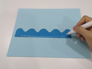 Rollos de Papel Autoadhesivos con Borde de Color Personalizables para Tableros de Anuncios de Aula - Product Image 3