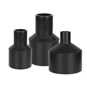 Factory Direct Sale HDPE Pipe Fittings PE hot melt butt fusion REDUCER welding reducing coupling HDPE pipe fittings