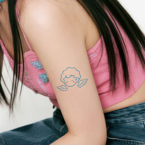 <span class=keywords><strong>Tatuaggi</strong></span> temporanei colorati adesivo angelo bambino simpatico cartone animato tatuaggio impermeabile <span class=keywords><strong>per</strong></span> la gamba del braccio del viso - Product Image 5