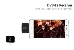 Tuner TV mobile DVB-T2 avec USB Type-C, Plug & Play pour tablettes/téléphones Android, mini-récepteur portable pour TV numérique - Product Image 4
