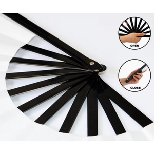 Éventail pliable <span class=keywords><strong>en</strong></span> polyester pour l'extérieur, tendance et pratique, un indispensable pour les voyages d'été et les activités sportives, un cadeau idéal pour les amis et les parents - Product Image 6