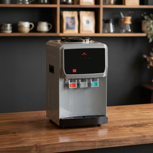 KWD 9015 Electric Stand Freestanding Plastic Water Dispenser <b>Top</b> <b>Load</b> Hot Cold Removable Drip Tray Household Hotel Use - Product Image 3