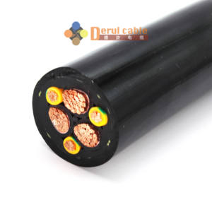 Cable de carrete de tambor revestido de PUR redondo para máquina de túnel de escudo para grúa y polipasto - Product Image 5