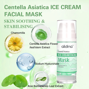 มาส์กหน้าไอศกรีมบำรุงผิวหน้าสูตรวิตามินซีทับทิม ผลิตภัณฑ์ความงามแบรนด์ส่วนตัว สไตล์เกาหลี ช่วยให้ผิวขาวกระจ่างใส - Product Image 5