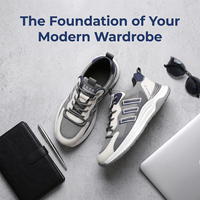 Chaussures décontractées modernes pour hommes, en cuir synthétique et maille respirante, semelle en caoutchouc légère, pour la marche quotidienne et les déplacements, baskets tendance