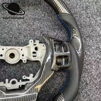 Volant de voiture en fibre de carbone avec LED, compatible avec Lexus LC300, LX600GS, RX, LX, GX450, GX460, IS250, IS300, IS350, IS, LS, NX, GX, RCF