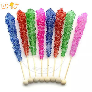 Usine de bonbons personnalisés emballés individuellement <span class=keywords><strong>sucette</strong></span> aromatisée aux fruits/café bonbons en cristal de roche bonbons - Product Image 3