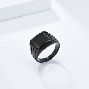 Cincin Kaca Polos Bentuk Geometris Minimalis Gaya Eropa Amerika untuk Aksesori Perhiasan Tangan Unisex - Product Image 4