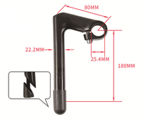 Sunrace — pince de guidon pour vélo, tige de vélo à 17 degrés, en alliage 14037, pour équipement fixe, vélo de route et rétro