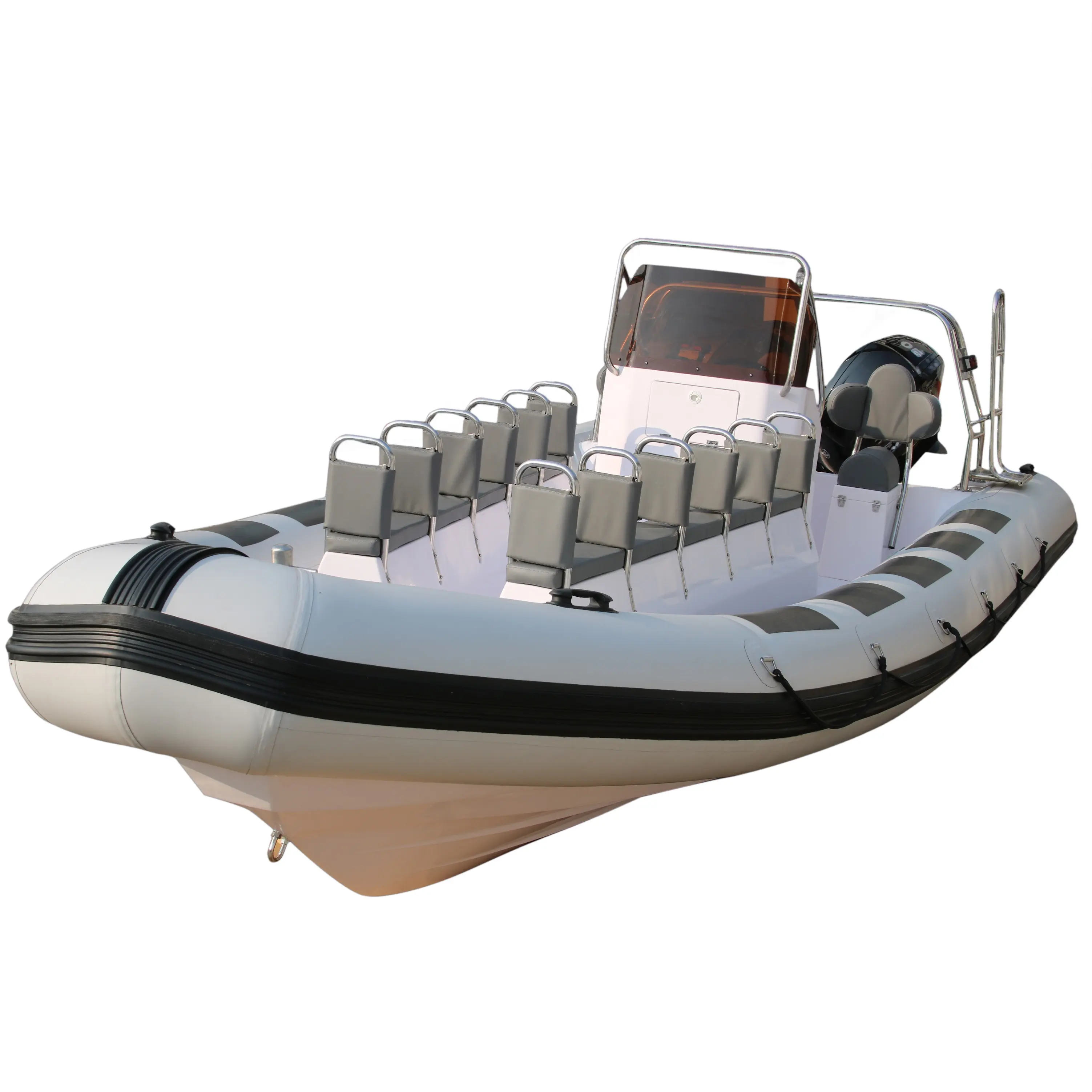 Goboat RIB700B 7.0M 23FT Goethe Nhà Máy Bán Trực Tiếp 20ft Trung Tâm Điều Khiển FRP Inflatable Thuyền Đánh Cá Để Bán RIB700B