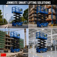Table élévatrice à ciseaux à commande intelligente : Solution de levage hydraulique Jinmeite pour le nettoyage des centres commerciaux et des aéroports
