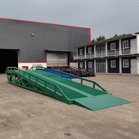Plateforme mobile hydraulique d'accostage et de déchargement de conteneurs pour entrepôt, vente directe usine