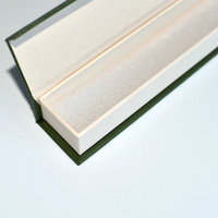 Scatola per Incenso di Lusso in Carta Kraft, Confezione Regalo Rigida con Spugna e Laminazione in Lamina d'Oro