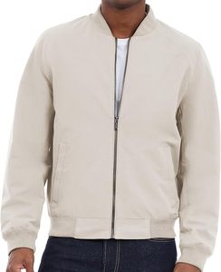 Mens Lightweight Bomber <strong>Jacket</strong>, Wind and Water Resistant Casual <strong>Jacket</strong> for Men, All-Season <strong>Travel</strong> and Street Fashion - Product Image 1