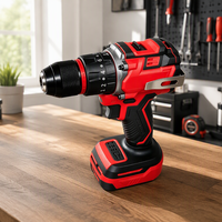 Perceuse à colonne sans fil 18V 800W au lithium, sans balais, rechargeable, multi-vitesses, qualité professionnelle, mandrin sans clé 13mm, réversible