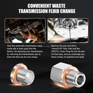 Universal Stainless Steel Magnetic Piggyback Transmission Drain Plug Anti-Leak Car Gearbox Oil Drain <b>Screw</b> by cnc machined - Product Image 6