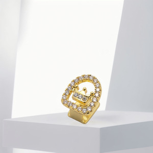 Bijoux de corps tendance Hip-Hop, grilles dentaires en laiton, bijoux de piercing raffinés pour le rap - Product Image 3