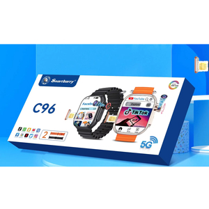 EDS <span class=keywords><strong>C96</strong></span> 2 Cinturini per Orologio 4+64G Scheda SIM Schermo Grande HD 2.2 Fotocamera Rotante Rotazione 190° Batteria 680mAh Supporta GPS - Product Image 1