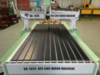 Mobilya Üretimi CNC Router 3 Eksenli ATC Mili Motoru PLC Ahşap Panel Üretim Ekipmanı Otomatik Kesim Delme
