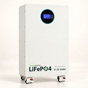 Batterie de stockage d'énergie domestique LiFePO4 16 kWh 51,2 V 314 Ah, empilable, mobile, sur pied, pour l'alimentation d'urgence des ménages - Product Image 1