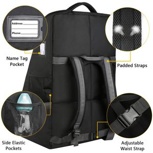 Housse de voyage pour siège de voiture Sac à dos avec bandoulières Grand sac de contrôle pour sièges de voiture et voyage pour bébé Essentiel - Product Image 2