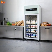 Nouvelle Machine Commerciale Intelligente à Yaourt Grande Capacité en Acier Inoxydable, Armoire de Fermentation pour Boulangerie