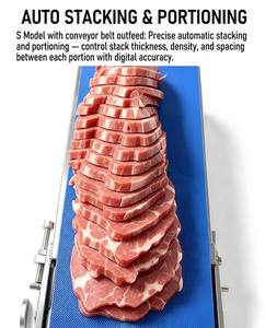 Trancheuse à viande congelée haute performance 500-1200 kg/h, remplace 5-8 ouvriers, coupe-viande automatique pour bacon et steak, SUS304 pour usine - Product Image 4