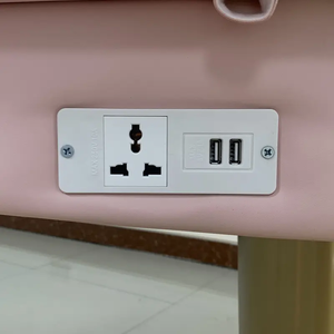 HICOMED con luce a Led 3 motore elettrico Base in oro estetica sedia per il viso Spa salone di lusso iniezione tatuaggio massaggio tavola letto - Product Image 6