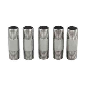 Accesorios <span class=keywords><strong>de</strong></span> Tubería <span class=keywords><strong>de</strong></span> Acero Inoxidable, Conector <span class=keywords><strong>de</strong></span> 1.25 Pulgadas <span class=keywords><strong>de</strong></span> Longitud, Roscado, Alta Presión, Compatible con DN15, Resistente a la Corrosión - Product Image 3