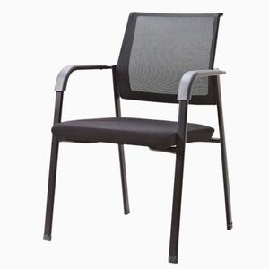 Chaise de bureau de conférence moderne de luxe léger, dossier haut, simple, pivotante, en cuir, chaise de patron avec roulettes, design ergonomique - Product Image 1