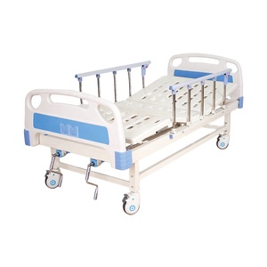 Lit de soins pour personnes âgées ABS, manuel à Double secouage, équipement médical, lit d'hôpital à 2 fonctions, prix d'usine - Product Image 1