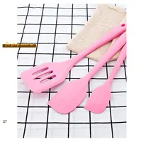 Offre Spéciale gros silicone spatule 5 pièces ensemble fuite spatule brosse cuisson gâteau outils