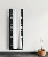 Chauffe-serviettes et radiateur convecteur modernes avec fil chauffant, contrôlables par application Wi-Fi, 1500W